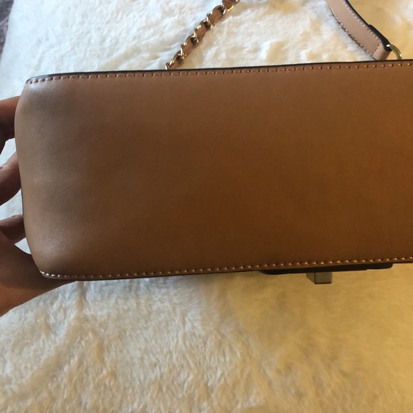 Tan brown crossbody quilted bag - Picture 5 of 8